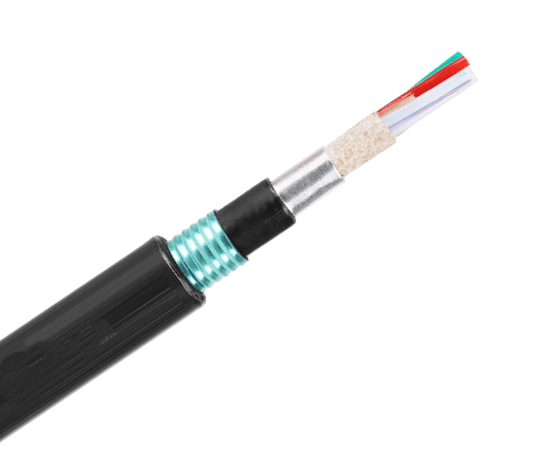 Kabel Gentian Optik Luaran Jenis Terkandas Lapisan GYTA53