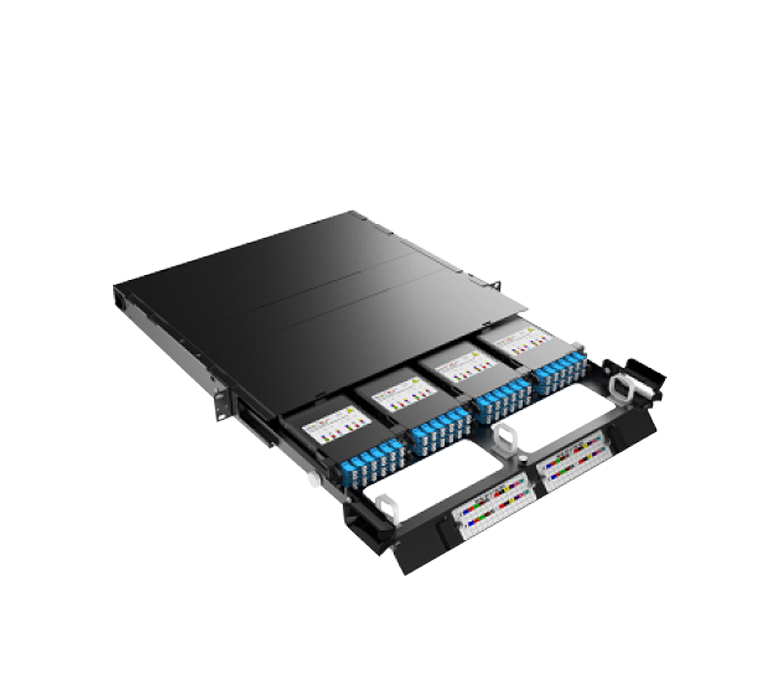 MPO 10 Gigabit Fiber Modul Pusat Data Aksesori Pengagihan Kuasa
